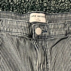 Labe Bryant striped denim shorts 18/20
